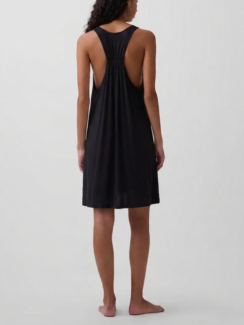 GAP Modal Ruched Racerback Sleep Dress Large